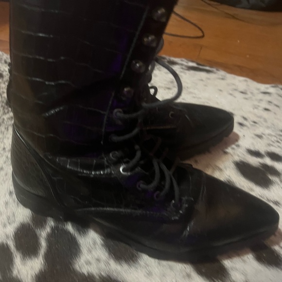 Luxury rebel combat boots - Picture 4 of 6